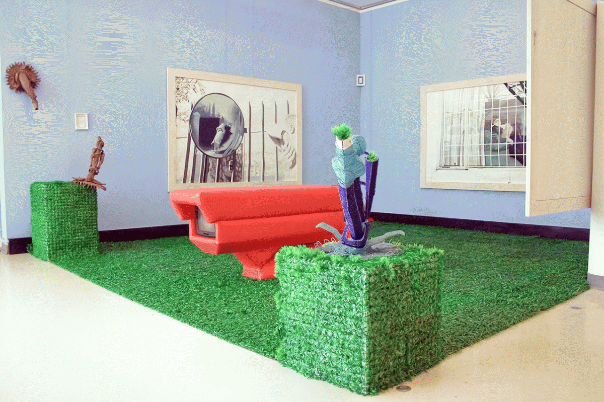 Amber-Jade Geldenhuys. Surveillance and deliberation. 2010. Installation view
