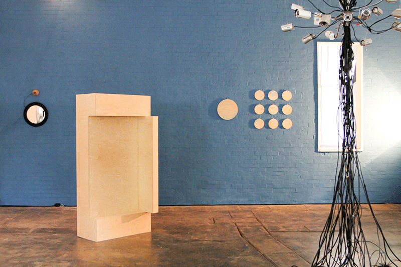 Amber-Jade Geldenhuys. Plastic Fences & Yellow Brick Houses. 2014. Installation view. The Substation, Wits