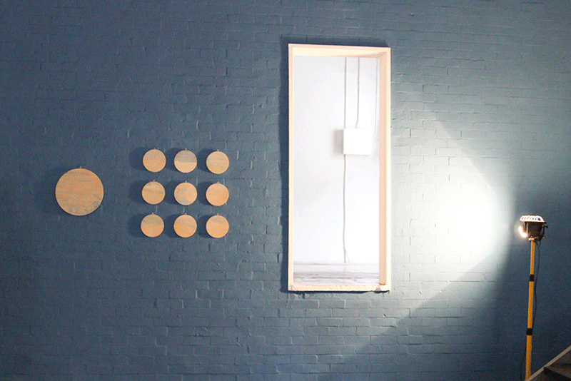 Amber-Jade Geldenhuys. Plastic Fences & Yellow Brick Houses. 2014. Installation view. The Substation, Wits