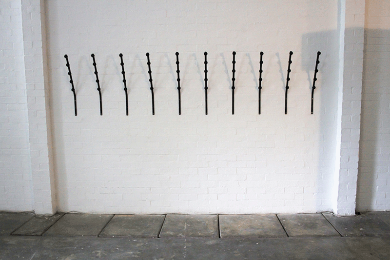 Amber-Jade Geldenhuys. Plastic Fences & Yellow Brick Houses. 2014. Installation view. The Substation, Wits