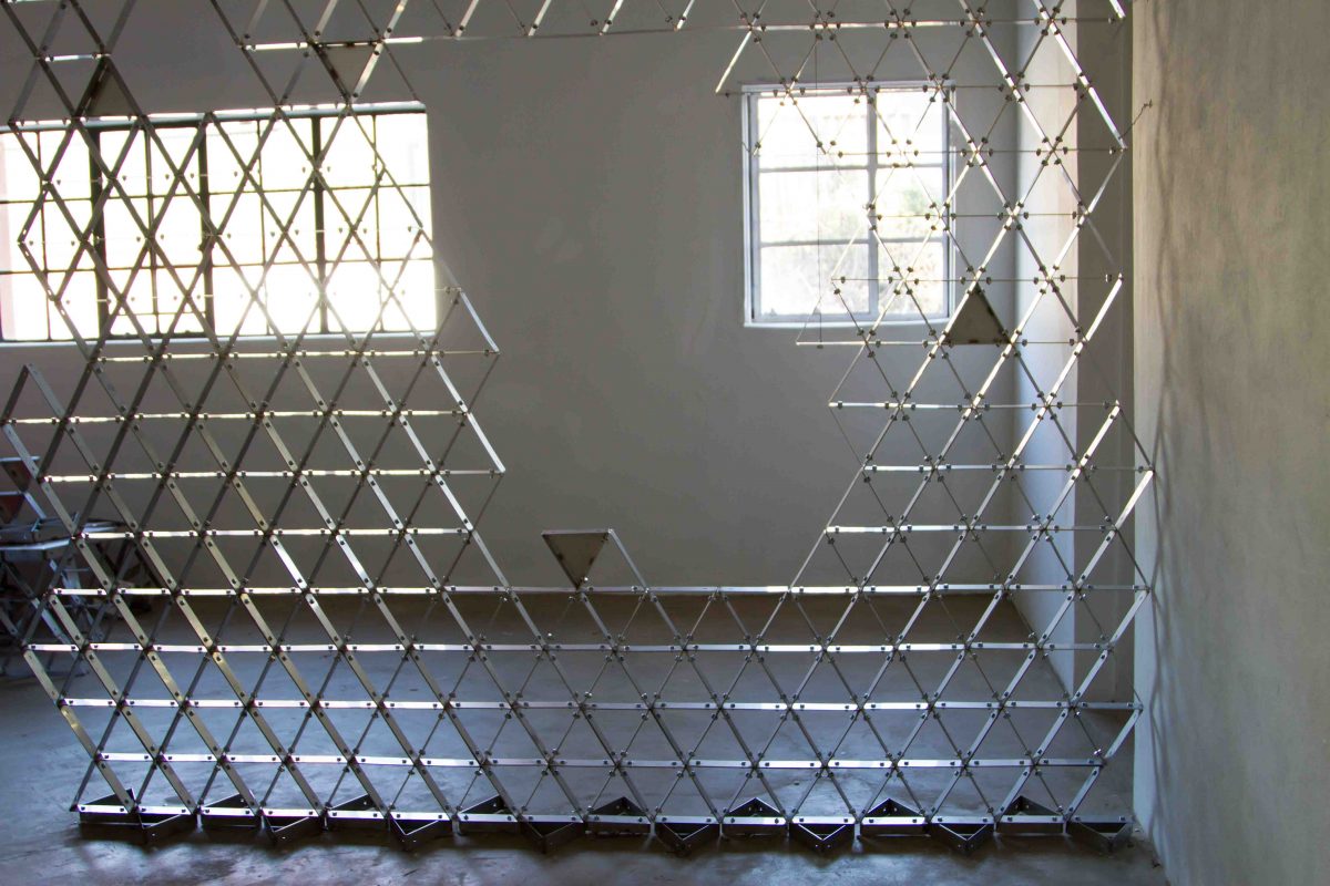 Amber-Jade Geldenhuys. DIY wall art installation