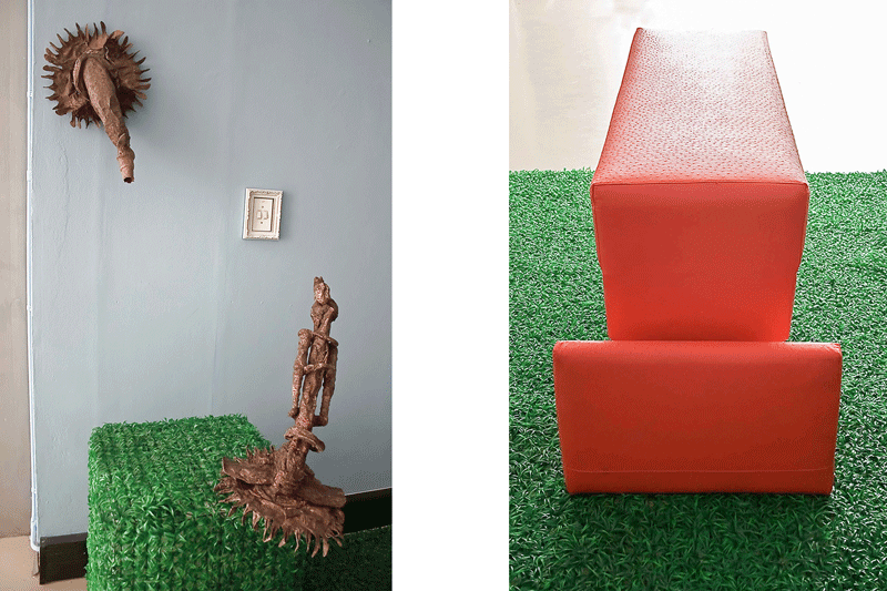 Amber-Jade Geldenhuys. Surveillance and deliberation. 2010. Installation view